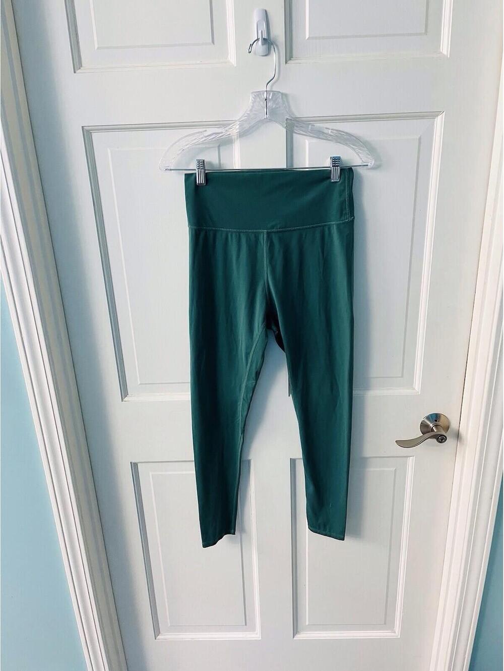 Lululemon Align Pants Womens 8 Green High Rise Leggings Yoga Athletic Gym size 8